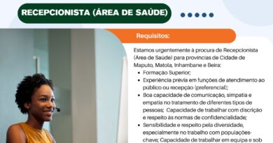 Vagas para Recepcionista