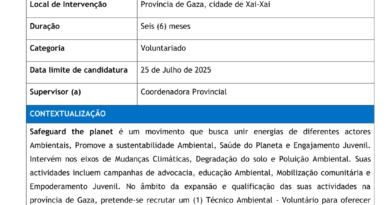 Vaga – Técnico Ambiental