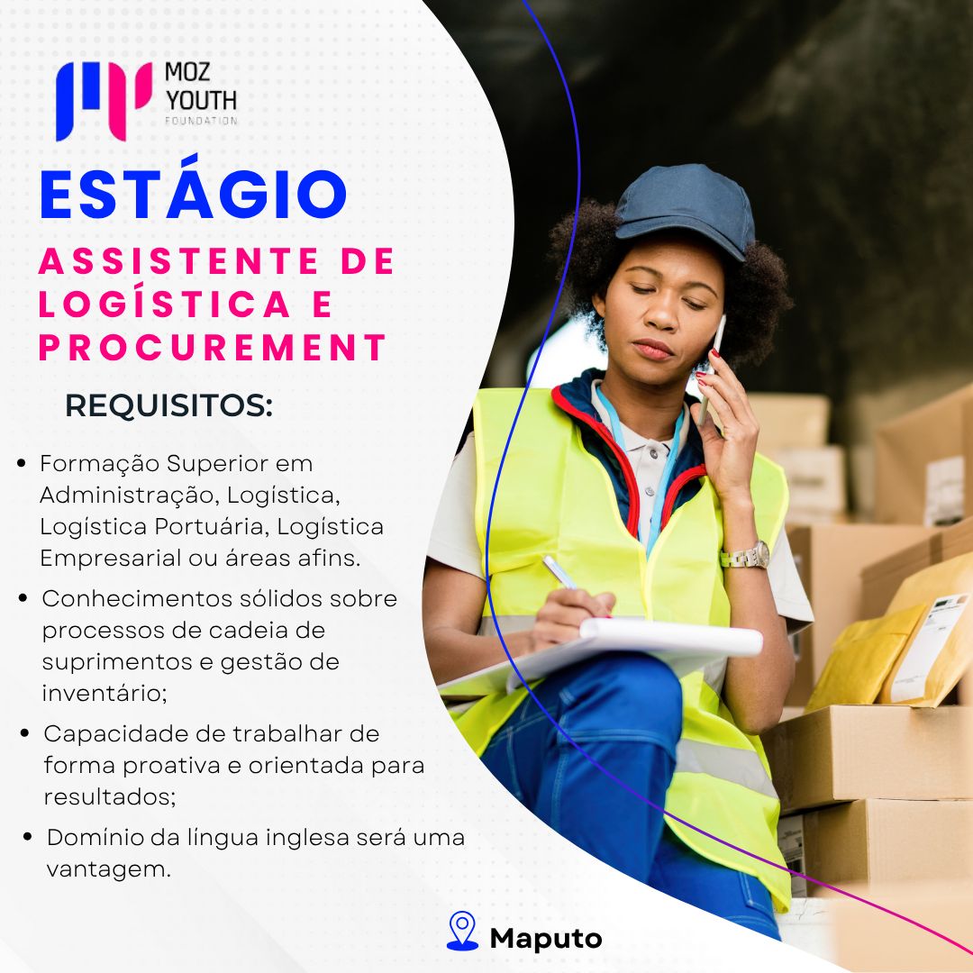 Vaga de Estágio – Assistente de Logística e Procurement